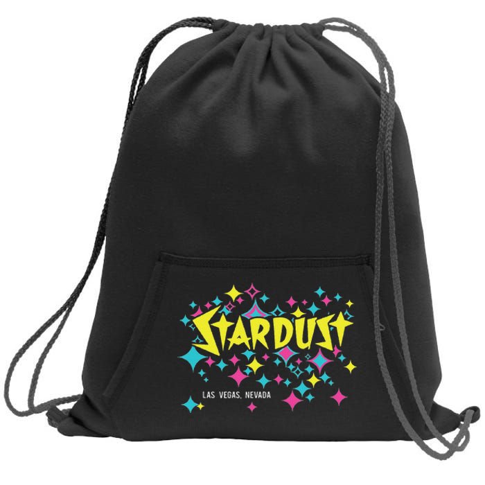 Stardust Hotel Casino Vintage Sign Retro Las Vegas Sweatshirt Cinch Pack Bag