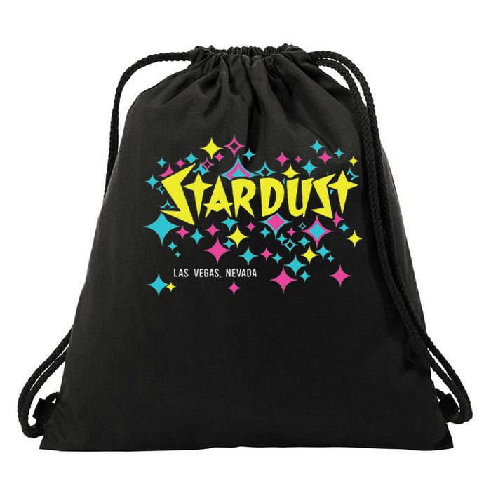 Stardust Hotel Casino Vintage Sign Retro Las Vegas Drawstring Bag