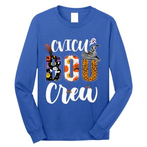 Spooky Halloween Crew for CVICU Nurses Long Sleeve Shirt