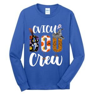 Spooky Halloween Crew for CVICU Nurses Tall Long Sleeve T-Shirt