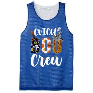 Spooky Halloween Crew for CVICU Nurses Mesh Reversible Basketball Jersey Tank