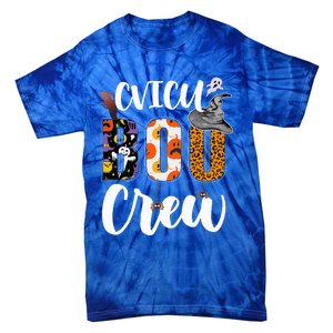 Spooky Halloween Crew for CVICU Nurses Tie-Dye T-Shirt