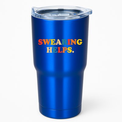 Swearing Helps Cute Gift Tumbler