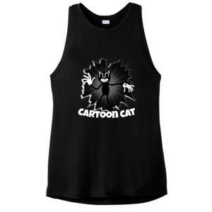 Siren Head Cartoon Cat We Love To Escape From Siren Head Gift Ladies PosiCharge Tri-Blend Wicking Tank