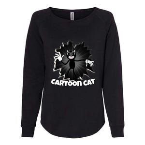 Siren Head Cartoon Cat We Love To Escape From Siren Head Gift Womens California Wash Sweatshirt