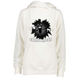 Siren Head Cartoon Cat We Love To Escape From Siren Head Gift Womens Funnel Neck Pullover Hood