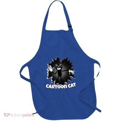 Siren Head Cartoon Cat We Love To Escape From Siren Head Gift Full-Length Apron With Pockets