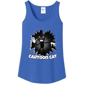 Siren Head Cartoon Cat We Love To Escape From Siren Head Gift Ladies Essential Tank