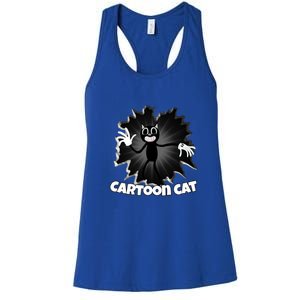 Siren Head Cartoon Cat We Love To Escape From Siren Head Gift Women's Racerback Tank