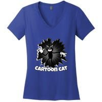 Siren Head Cartoon Cat We Love To Escape From Siren Head Gift Women's V-Neck T-Shirt