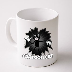 Siren Head Cartoon Cat We Love To Escape From Siren Head Gift Coffee Mug