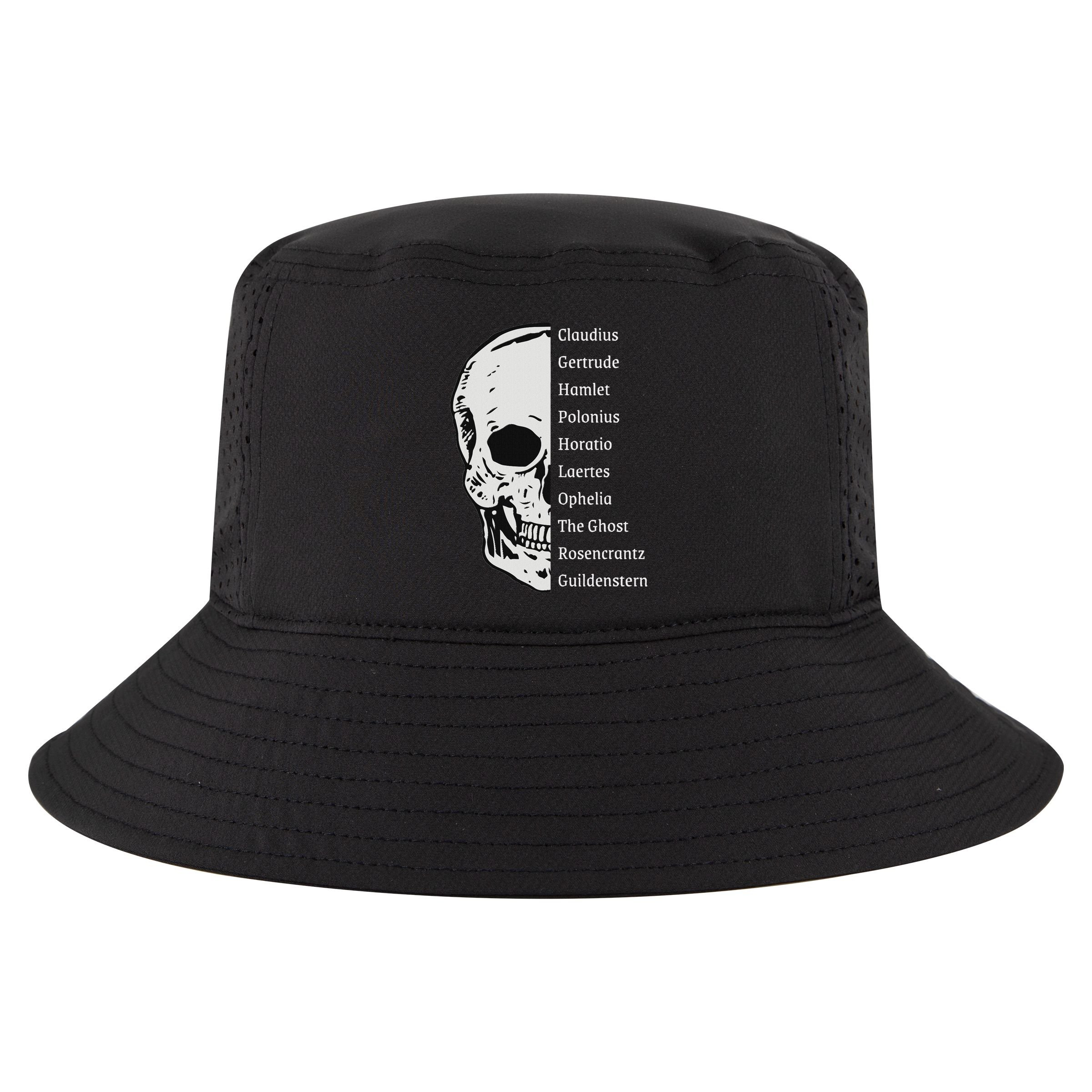 ShakespeareS Hamlet Cast & Skull Cool Comfort Performance Bucket Hat