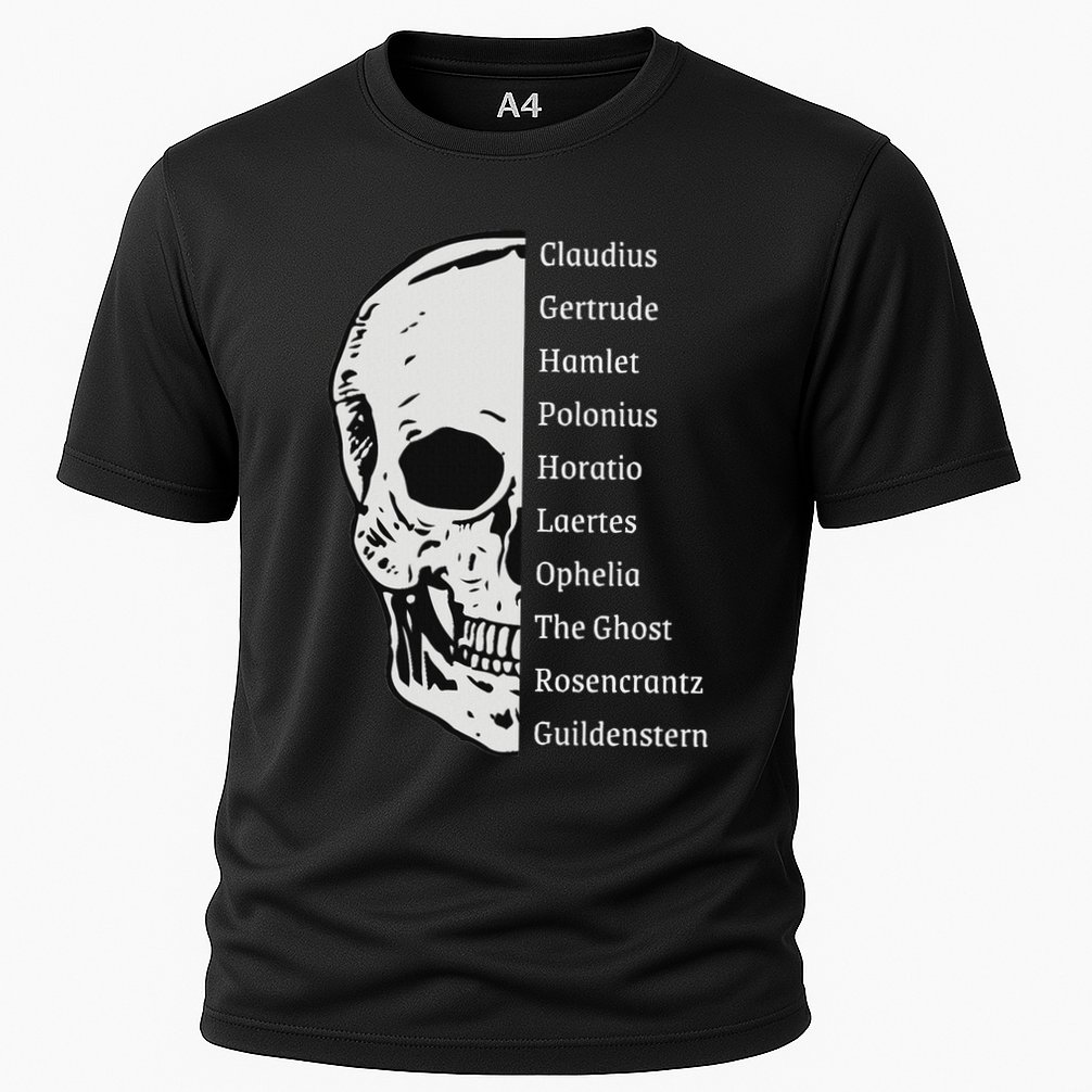ShakespeareS Hamlet Cast & Skull Performance Shirt