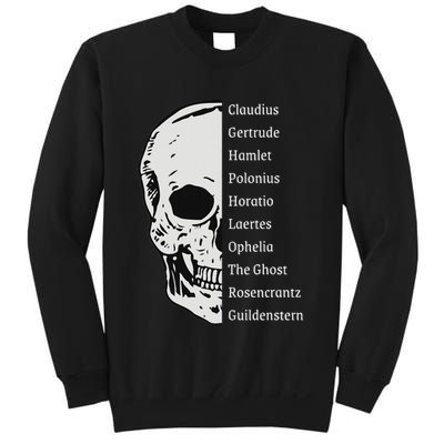 ShakespeareS Hamlet Cast & Skull Sweatshirt