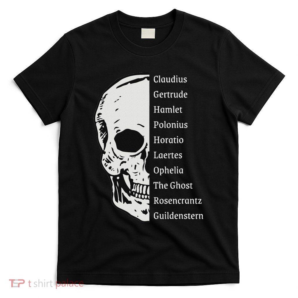 ShakespeareS Hamlet Cast & Skull T-Shirt