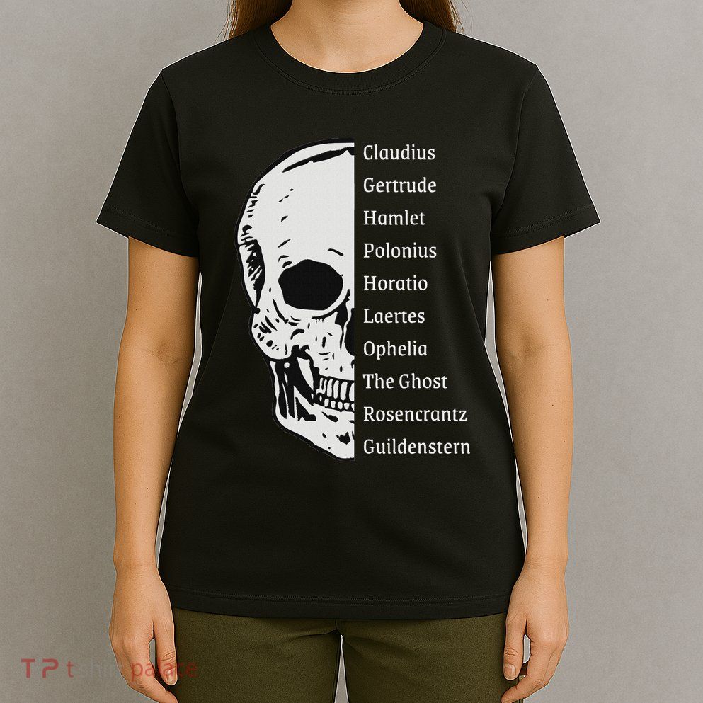 ShakespeareS Hamlet Cast & Skull T-Shirt