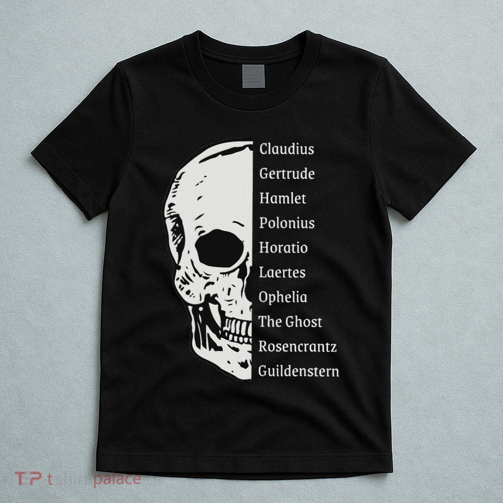 ShakespeareS Hamlet Cast & Skull T-Shirt