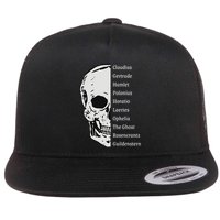 ShakespeareS Hamlet Cast & Skull Flat Bill Trucker Hat