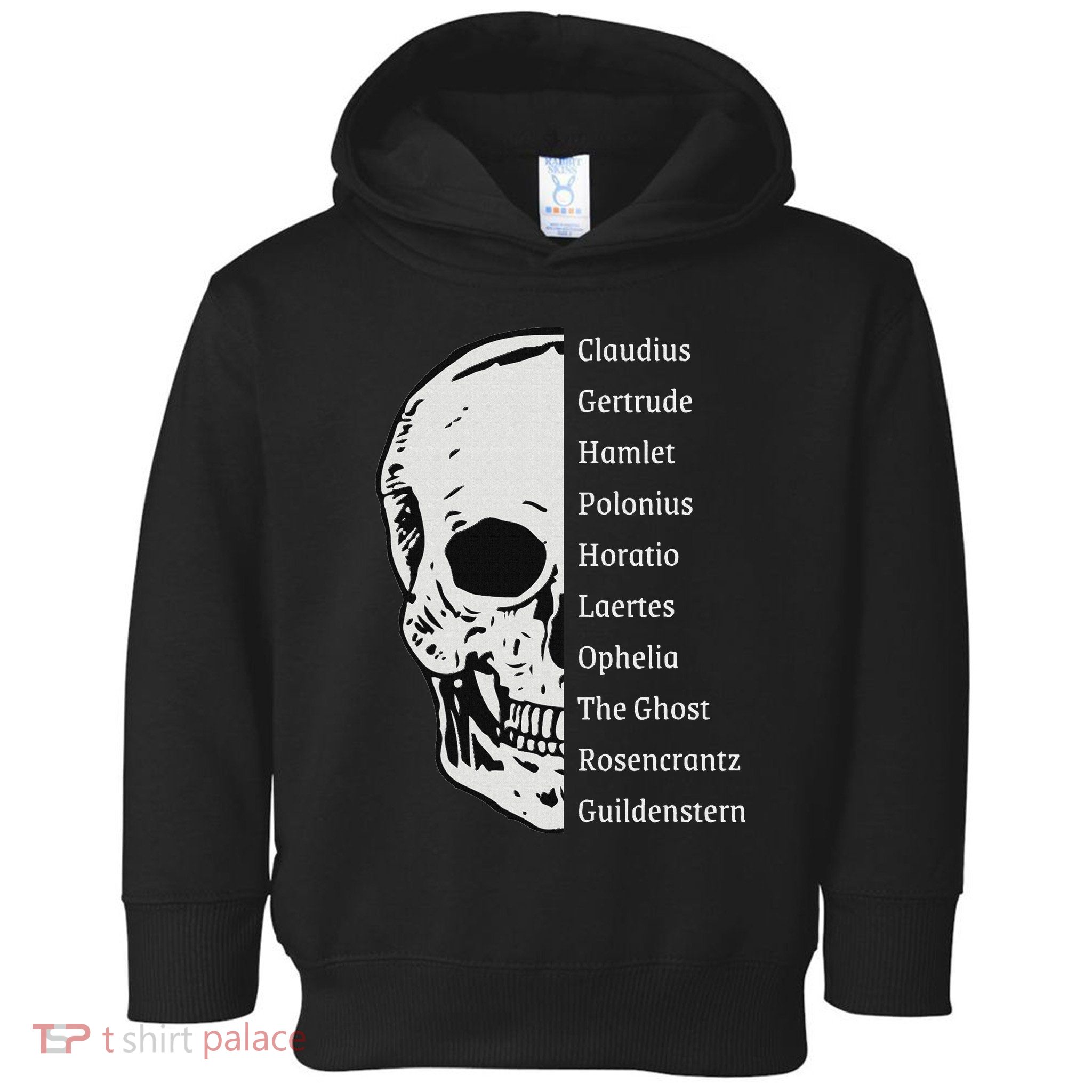 ShakespeareS Hamlet Cast & Skull Toddler Hoodie