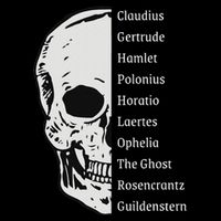 ShakespeareS Hamlet Cast & Skull Tall Hoodie