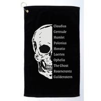 ShakespeareS Hamlet Cast & Skull Golf Towel