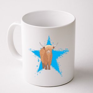 Scottish Highland Cow Star Cow Love Scottish Highland Cows Gift Coffee Mug