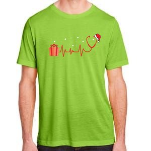 Stethoscope Heartbeat Christmas Nurse Xmas Nursing Cute Gift Adult ChromaSoft Performance T-Shirt