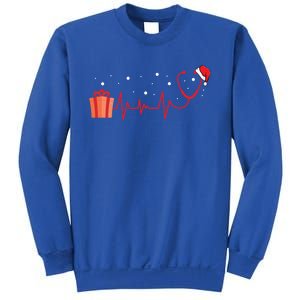 Stethoscope Heartbeat Christmas Nurse Xmas Nursing Cute Gift Sweatshirt