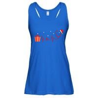 Stethoscope Heartbeat Christmas Nurse Xmas Nursing Cute Gift Ladies Essential Flowy Tank