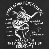 Snake Handling Church Appalachia Pentecostal 7 Panel Mesh Trucker Snapback Hat