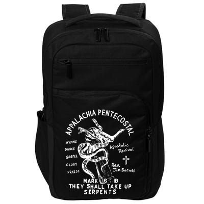 Snake Handling Church Appalachia Pentecostal Impact Tech Backpack