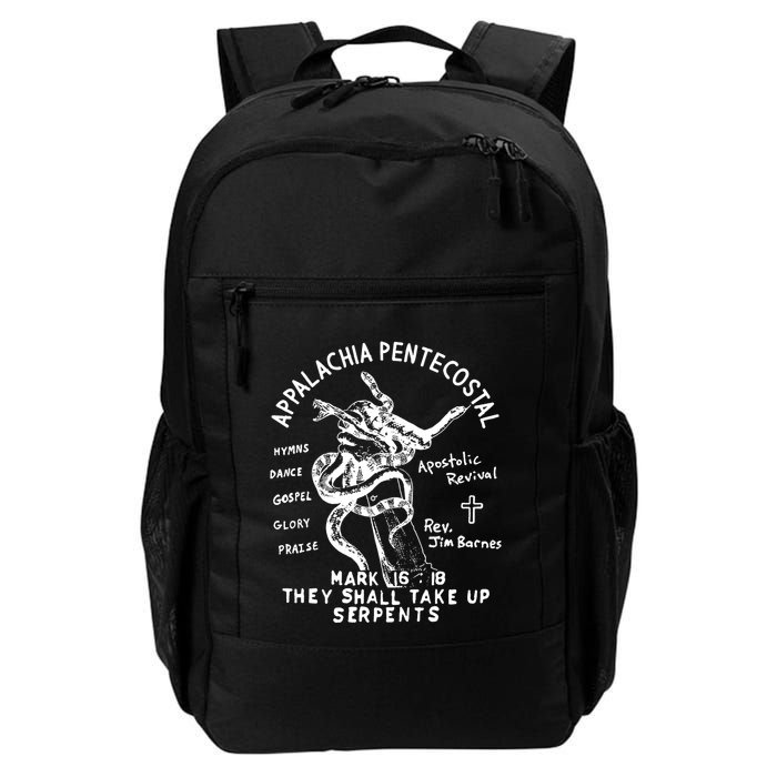 Snake Handling Church Appalachia Pentecostal Backpack