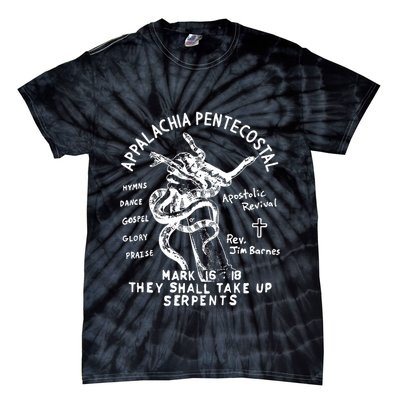 Snake Handling Church Appalachia Pentecostal Tie-Dye T-Shirt