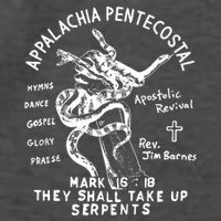 Snake Handling Church Appalachia Pentecostal Vector Backpack