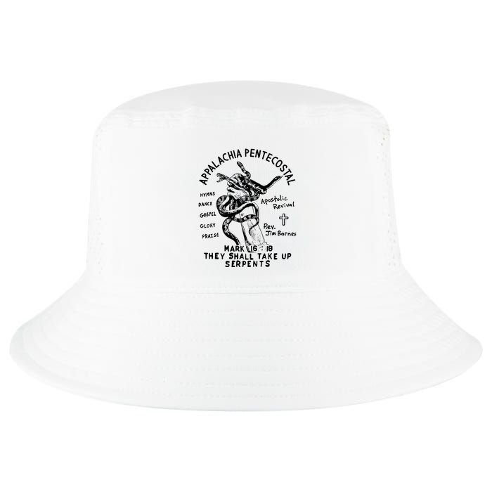 Snake Handling Church Appalachia Pentecostal Cool Comfort Performance Bucket Hat