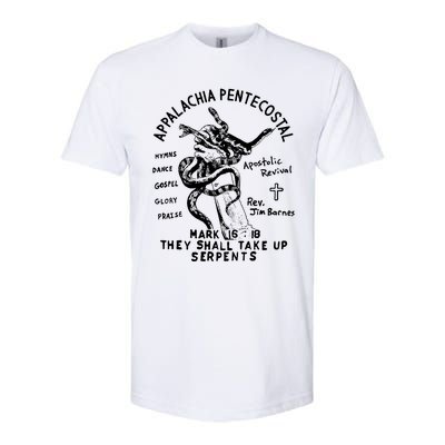 Snake Handling Church Appalachia Pentecostal Softstyle® CVC T-Shirt