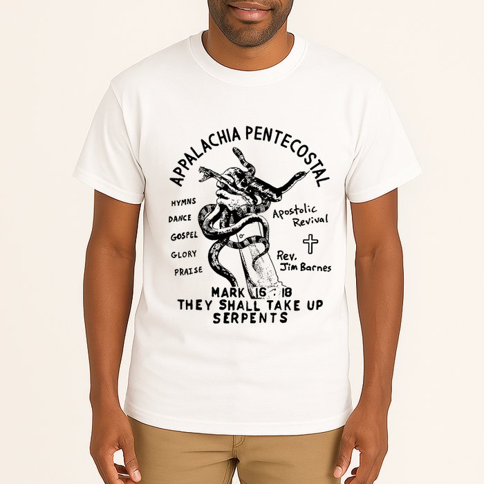 Snake Handling Church Appalachia Pentecostal Tall T-Shirt