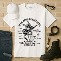 Snake Handling Church Appalachia Pentecostal Tall T-Shirt