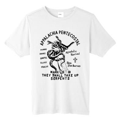 Snake Handling Church Appalachia Pentecostal Tall Fusion ChromaSoft Performance T-Shirt