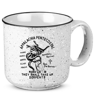 Snake Handling Church Appalachia Pentecostal 15oz Campfire Ceramic Mug