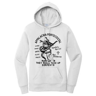 Snake Handling Church Appalachia Pentecostal Women's Pullover Hoodie