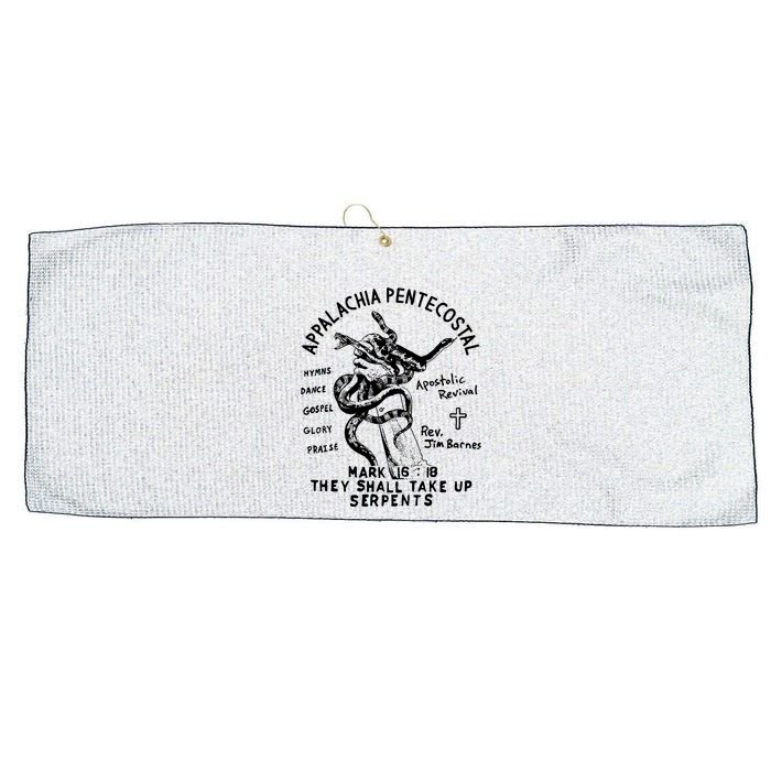Snake Handling Church Appalachia Pentecostal Large Microfiber Waffle Golf Towel