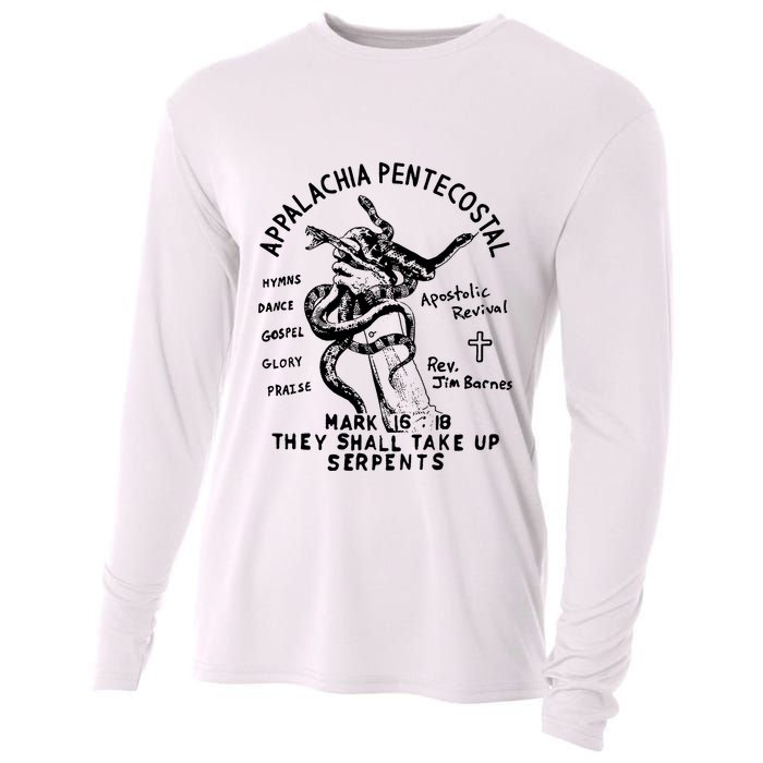 Snake Handling Church Appalachia Pentecostal Cooling Performance Long Sleeve Crew