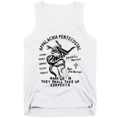 Snake Handling Church Appalachia Pentecostal Tank Top