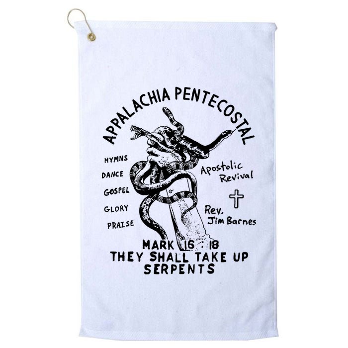 Snake Handling Church Appalachia Pentecostal Golf Towel