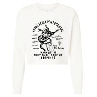 Snake Handling Church Appalachia Pentecostal Cropped Pullover Crew