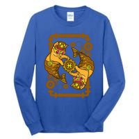 Steampunk Horoscope Cat Pisces Funny Cat Astrology Gift Tall Long Sleeve T-Shirt