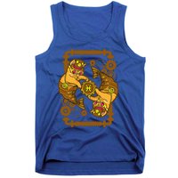 Steampunk Horoscope Cat Pisces Funny Cat Astrology Gift Tank Top