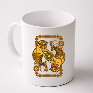 Steampunk Horoscope Cat Pisces Funny Cat Astrology Gift Coffee Mug