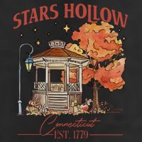Stars Hollow Connecticut Est 1779 7 Panel Mesh Trucker Snapback Hat